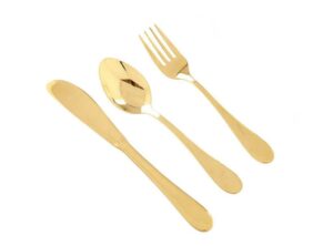 Gold Cutlery Set Of 3pcs